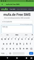 mufa.de Free SMS Adressbuch capture d'écran 3