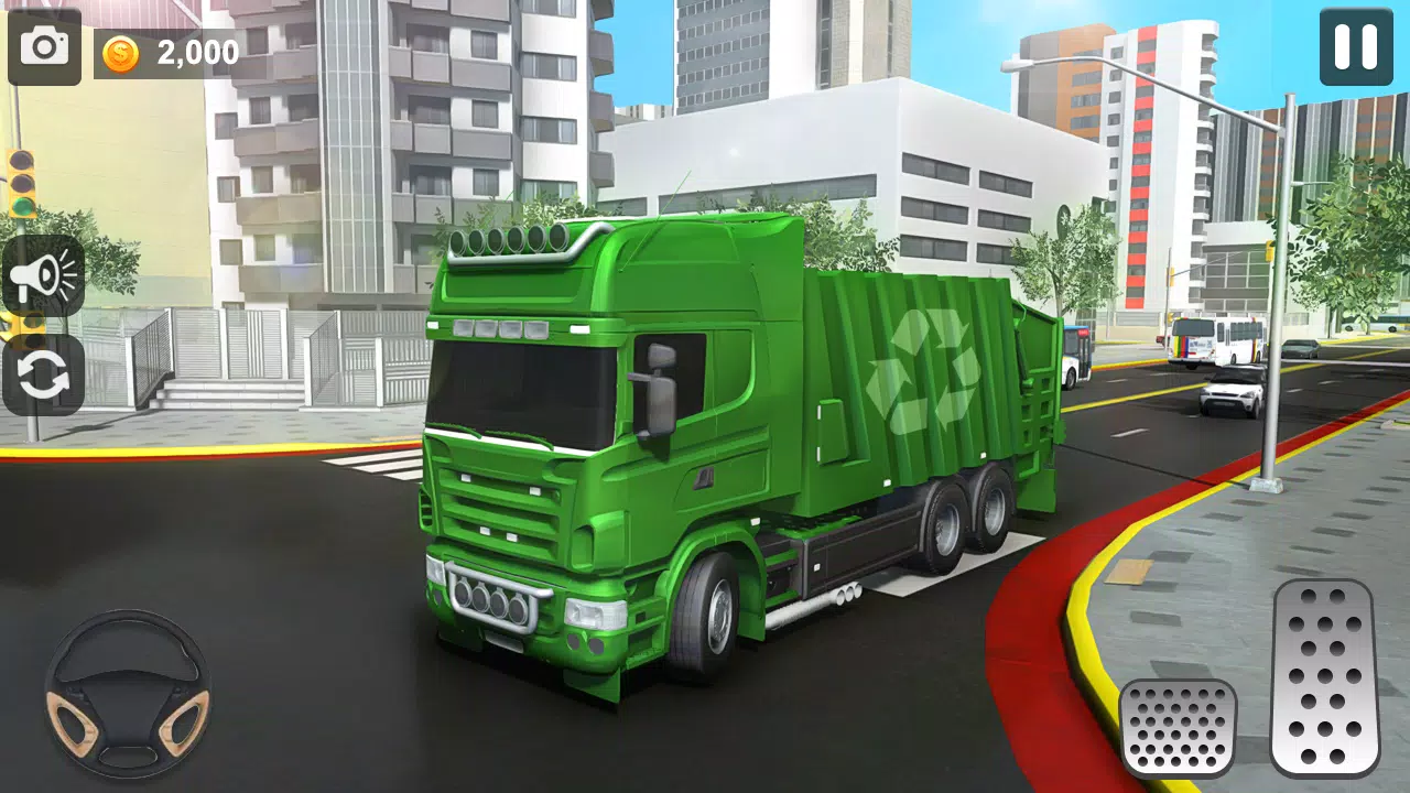 Jogue Simulador de Caminhão de Lixo online de graça em