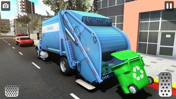 City Trash Truck Simulator: Dump Truck Games ảnh chụp màn hình 2