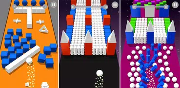 Color Ball Vs Road Bump 3D