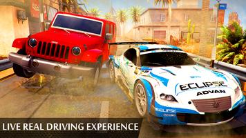 Epic Drag Race 3D - Car Racing Games Affiche