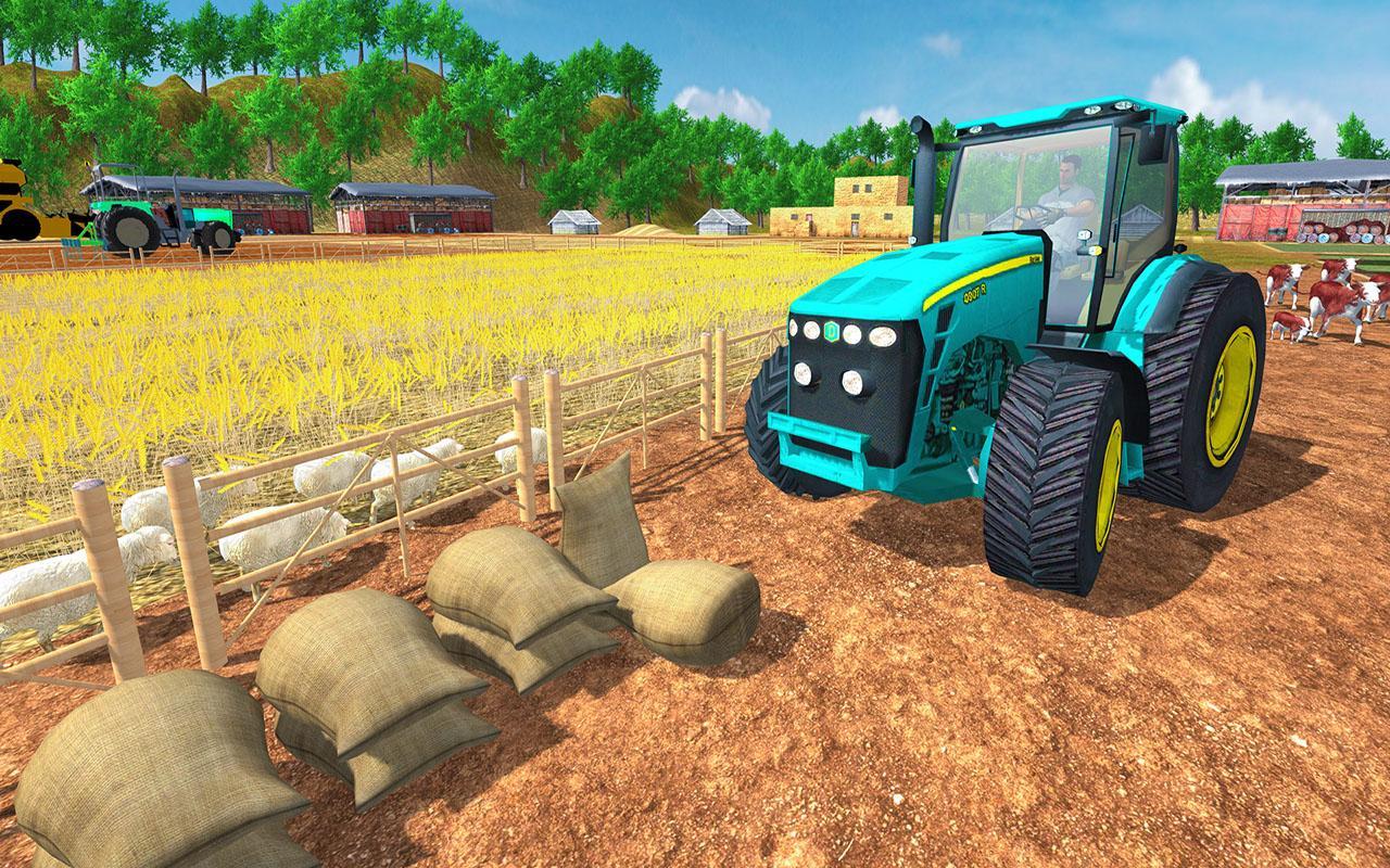 New farming simulation 21 : Modern Tractor Sim ス ク リ-ン シ ョ ッ ト 6.