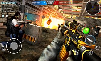 FPS battleground attack games poster