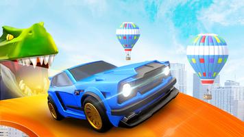 Hot Car Stunts 3D Car Games Affiche