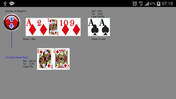 Texas Holdem Simulator تصوير الشاشة 1