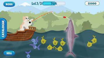 Fish Catching - Cat Fish Game Affiche