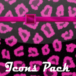 Pink Leopard Icon Pack