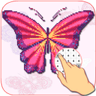 Butterfly Color By Number-Coloring PixelArt icône