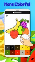 Fruit Color By Number-Coloring PixelArt capture d'écran 3