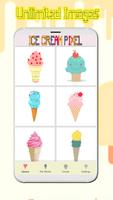 Ice Cream Coloring book By Number. Pixelart capture d'écran 1