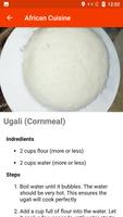 African Cuisine screenshot 1