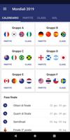 Poster App Mondiali Femminili 2019 Risultati