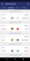 Women’s World Cup Live Score App 2019 syot layar 2