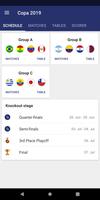 Copa America App 2019 Soccer Scores Plakat