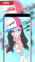 Cute Girl Wallpaper Ekran Görüntüsü 3
