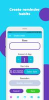 Habit tracker Habit Manager اسکرین شاٹ 1