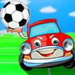hyper Eilen Ball : Karikatur Auto Fußball