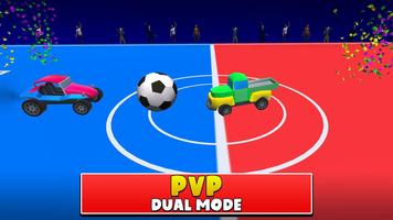 hyper Eilen Ball : Karikatur Auto Fußball Screenshot 1