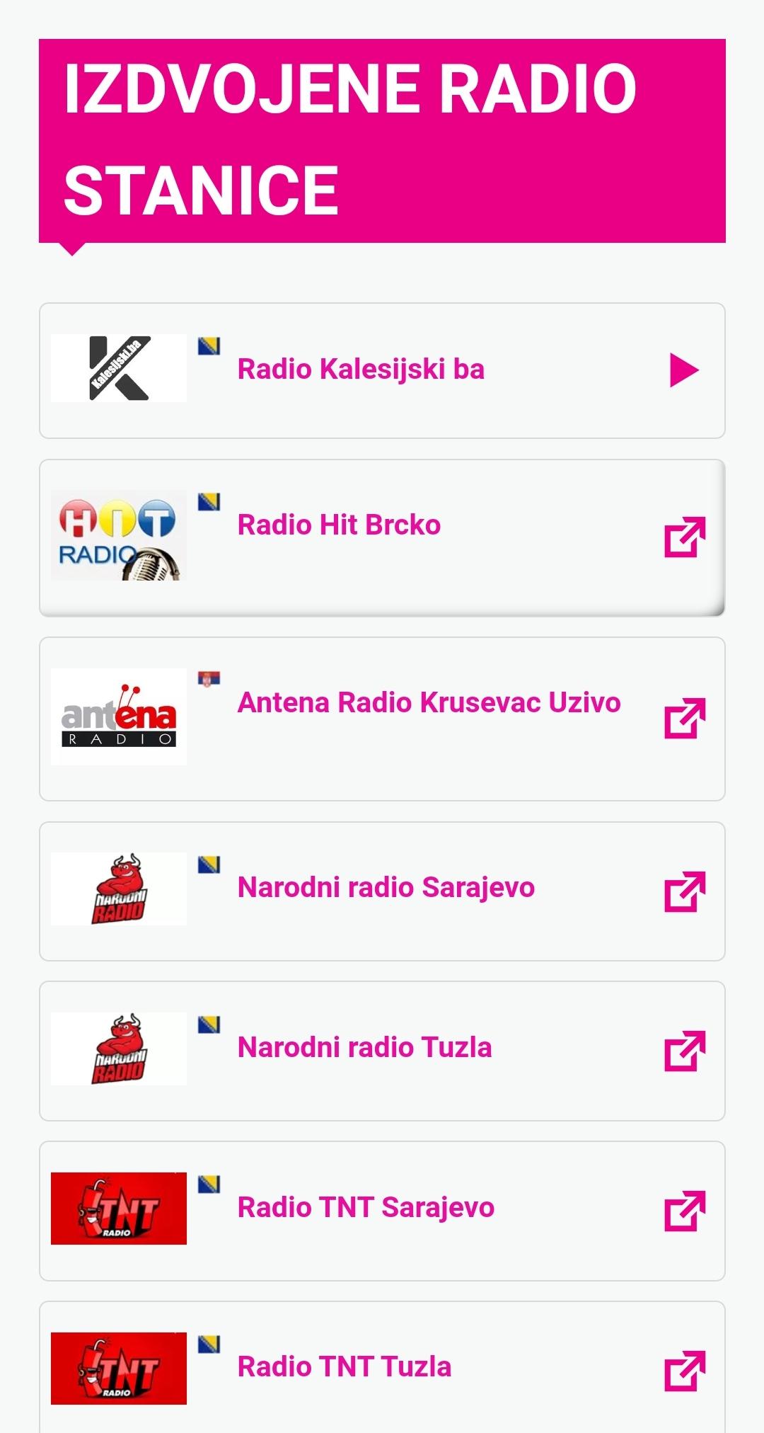RADIOSTANICA.BA - Radio stanice BiH uživo online! pour Android -  Téléchargez l'APK
