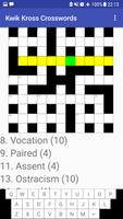 Kwik Kross Crosswords captura de pantalla 3