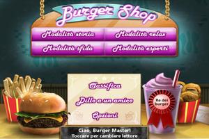1 Schermata Burger Shop