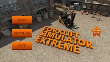 Forklift Simulator Extreme Plakat