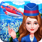 Airplane Hostess Girls Games أيقونة
