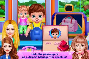 Airplane Hostess Girls Games الملصق