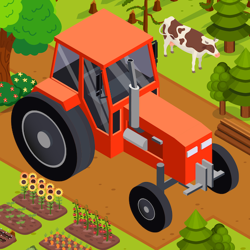 Kinder-Milchbauernhof-Traktor