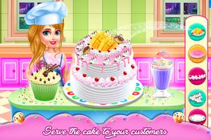 娃娃蛋糕烘烤麵包店 - 烹飪風味 海報