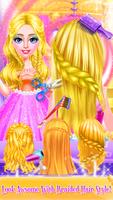 Fashion Braid Girls Hair Salon poster