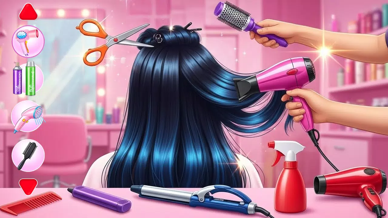 时尚辫子发型沙龙-女孩游戏