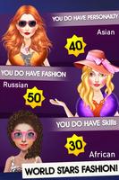 World Stars Hairstyles DressUp اسکرین شاٹ 2