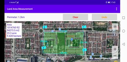 Land Area Measurement स्क्रीनशॉट 2