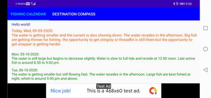 Fishing Calendar ảnh chụp màn hình 3