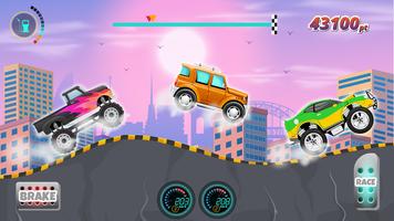 Kids Cars Hills Racing games screenshot 2