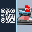 PDF &. QR code scanner-icoon