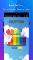 Fly High: Push Balloons to Earn Money & Gift Cards Affiche