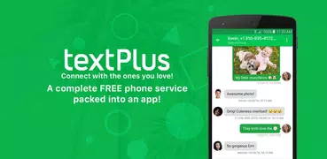 textPlus: テキストメッセージ + 通話