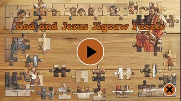 God and Jesus Jigsaw Puzzle Affiche