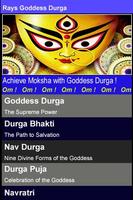 Rays Goddess Durga Affiche