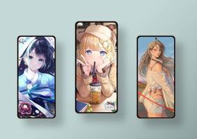 Cute Anime Girl Wallpapers capture d'écran 2