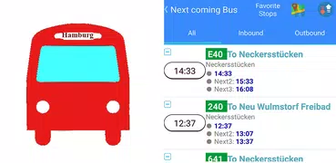 Hamburg HVV Bus Timetable