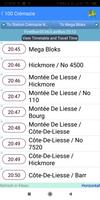 Montreal STM Bus Timetable capture d'écran 2