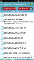 NYC New York Bus Tracker اسکرین شاٹ 3