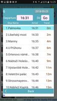 Praha bus timetable capture d'écran 3