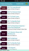 Toronto Bus Tracker imagem de tela 1