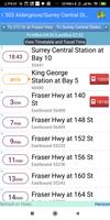 Vancouver Bus/Metro Tracker capture d'écran 2