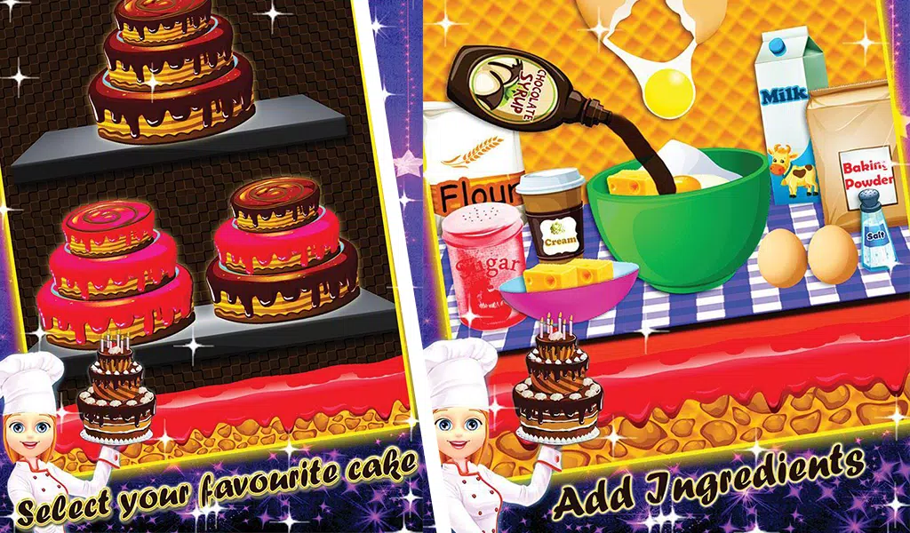 Download do APK de Fábrica chocolate aniversário: jogo comida sobreme para  Android