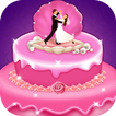 pastel de boda-juegos de niñas